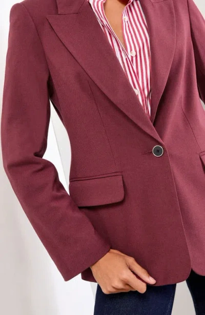 Lipsy Longline Tailored Blazer In Pink