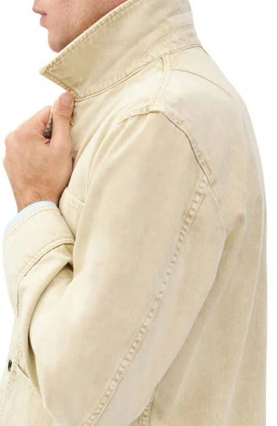 Rag & Bone Tribeca Cotton Denim Chore Jacket In Neutral