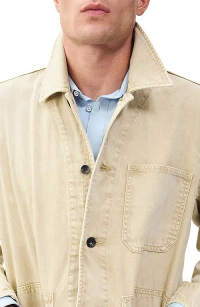 Rag & Bone Tribeca Cotton Denim Chore Jacket In Neutral