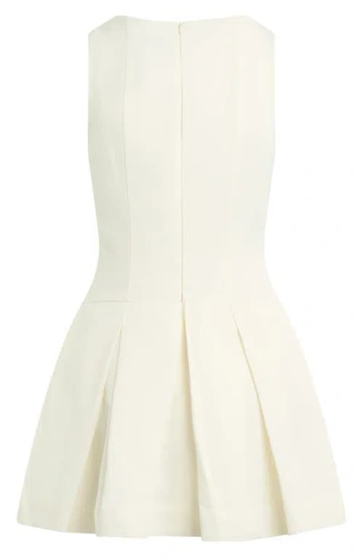 Favorite Daughter Anything Can Happen Pleated Minidress In White
