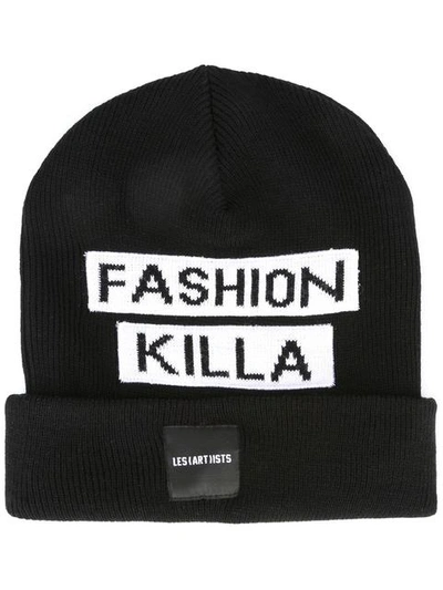 Shop Les (art)ists 'fashion Killa' Knit Beanie