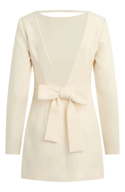 Favorite Daughter Meet Cute Long Sleeve Minidress In White