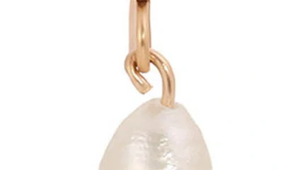 Ettika Freshwater Pearl Twisted Drop Earrings In Gold