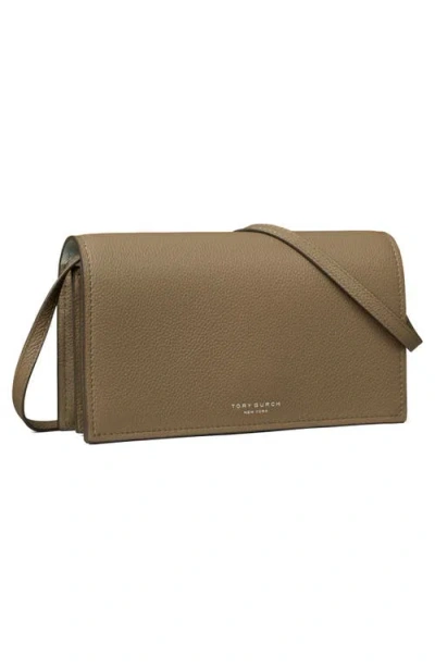 Tory Burch Romy Wallet Crossbody Bag In Green