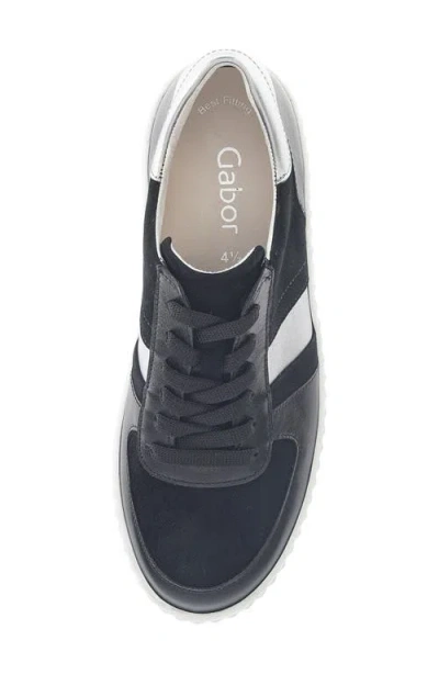 Gabor 53.203 Platform Sneaker In Black