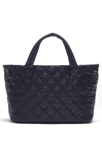 Mz Wallace Mini Metro City Quilted Nylon Tote In Black