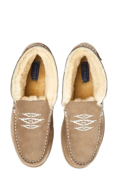 Hari Mari Alta Genuine Shearling Lined Slipppers In Transparent