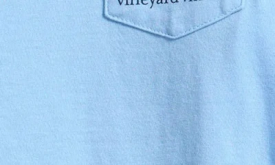 Vineyard Vines Kids' Autumn Truck Long Sleeve Cotton Graphic T-shirt In Blue