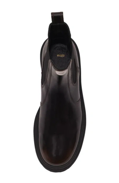 Maje Chelsea Boots In Brown