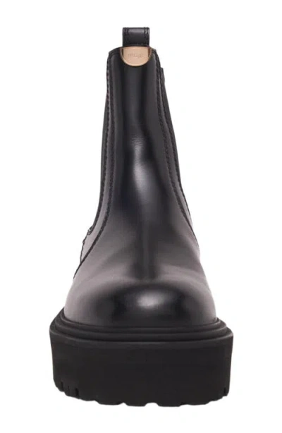 Maje Chelsea Boots In Animal Print