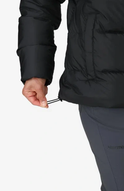 Marmot Women's Guides Big-baffled Puffer Hooded Jacket In Black