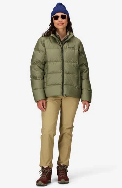 Marmot Guides 700 Fill Power Down Water Repellent Jacket In Green