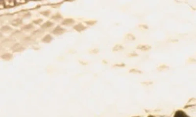 Frances Valentine Mia Snakeskin Embossed Metallic Leather Shoulder Bag In Gold