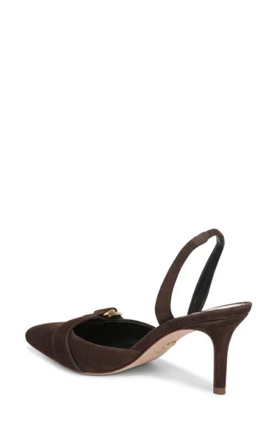 Veronica Beard Loralyn Slingback Pointed Toe Pump In Animal Print