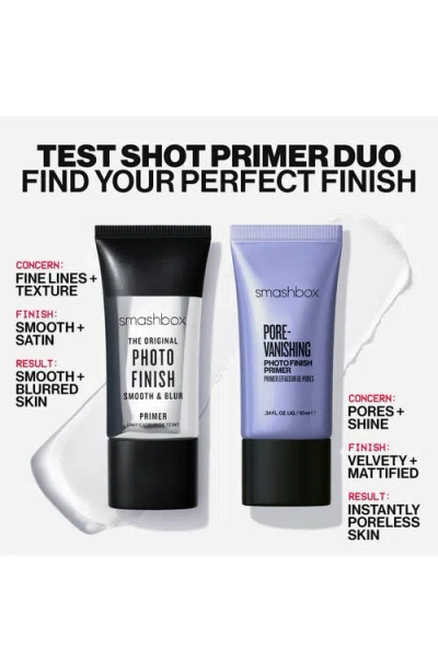 Smashbox Test Shot Mini Face Primer Duo In Transparent
