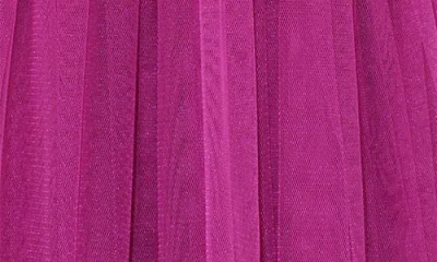 Popatu Kids' Velvet & Tulle Party Dress In Pink