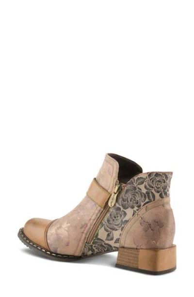 L'artiste By Spring Step Sipperb Cap Toe Bootie In Animal Print
