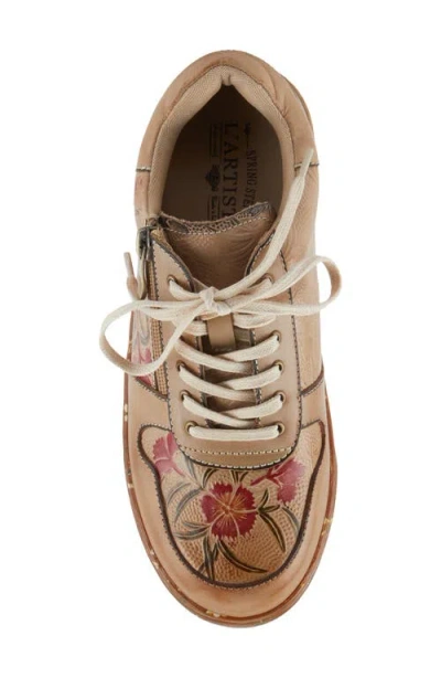 L'artiste By Spring Step Sincerity Sneaker In Animal Print