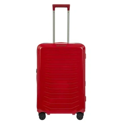 Porsche Design Roadster 27 Expandable Spinner Suitcase In Red