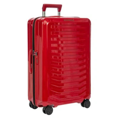 Porsche Design Roadster 27 Expandable Spinner Suitcase In Red