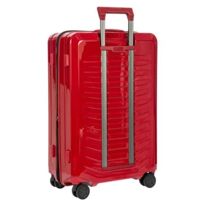 Porsche Design Roadster 27 Expandable Spinner Suitcase In Red