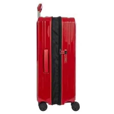 Porsche Design Roadster 27 Expandable Spinner Suitcase In Red