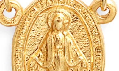 Vidakush Sunday School Rosary Necklace In Gold