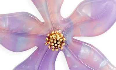 Vidakush Freshwater Pearl Orchid Pendant Necklace In Gold