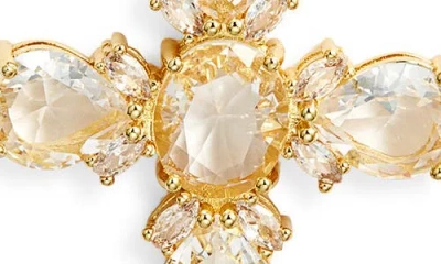 Vidakush Cross Pendant Pearl Necklace In Gold