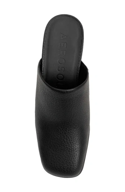 Aerosoles Women's Chata Shearling Clog In Black