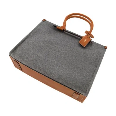 Jason Wu Structured Felt Tote In Gray