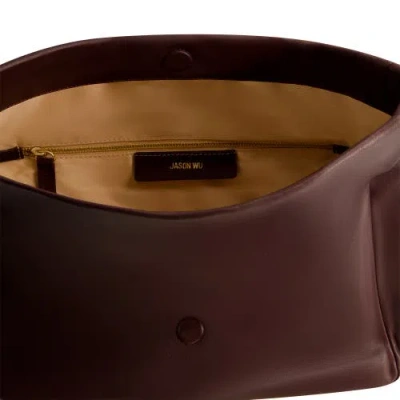 Jason Wu Elegant Fold-over Clutch In Brown