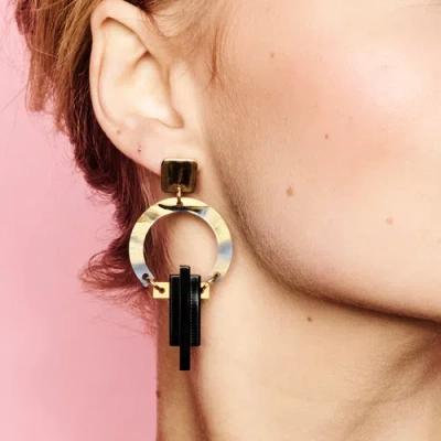 Toolally Petite Art Deco Chandeliers In Multi