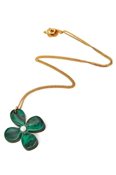 Toolally Daisy Pendant Necklace In Multi