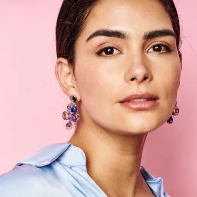 Toolally Mini Batik Earrings In Multi