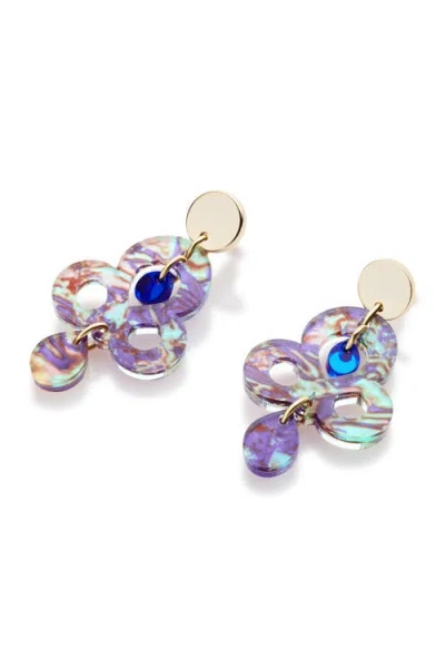 Toolally Mini Batik Earrings In Multi