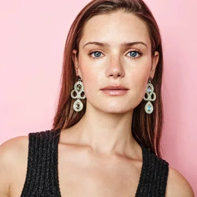 Toolally Petite Batik Earrings In Multi