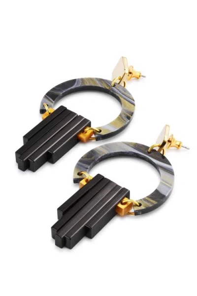 Toolally Art Deco Chandeliers In Black