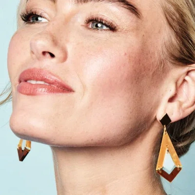 Toolally Art Deco Diamond Drops In Multi