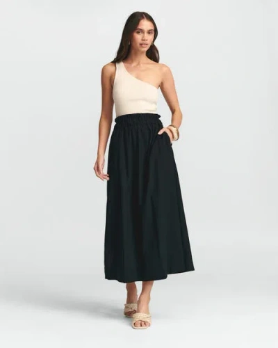 St Mrlo Meli Linen Skirt In Black