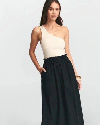 St Mrlo Meli Linen Skirt In Black