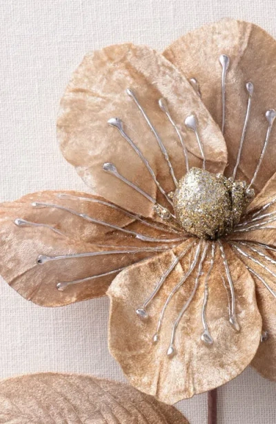 Balsam Hill Champagne Magnolia Tree Picks In Brown