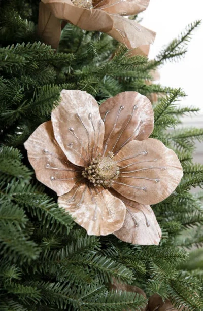 Balsam Hill Champagne Magnolia Tree Picks In Brown