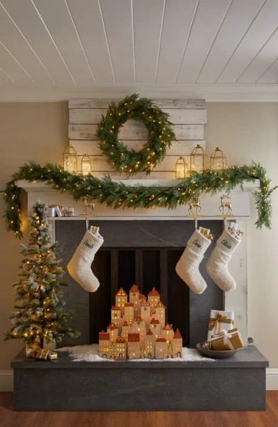 Balsam Hill Outdoor Cedar Woods Garland In Green