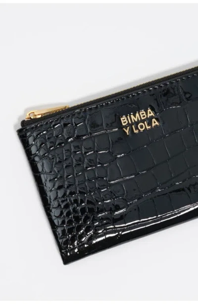 Bimba Y Lola Shiny Textured Coin Purse In Multi