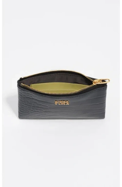Bimba Y Lola Shiny Textured Coin Purse In Multi