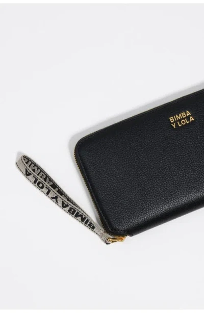 Bimba Y Lola Large Leather Horizontal Wallet In Multi