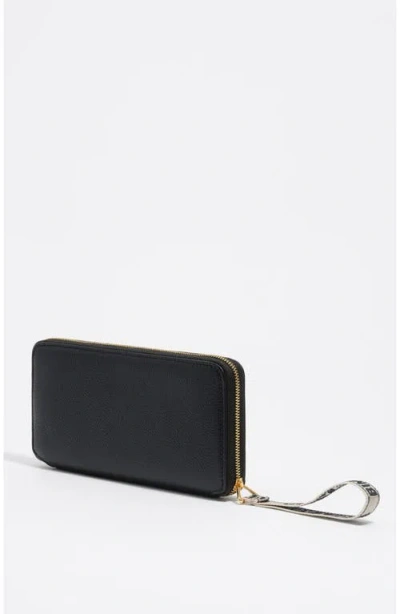 Bimba Y Lola Large Leather Horizontal Wallet In Multi