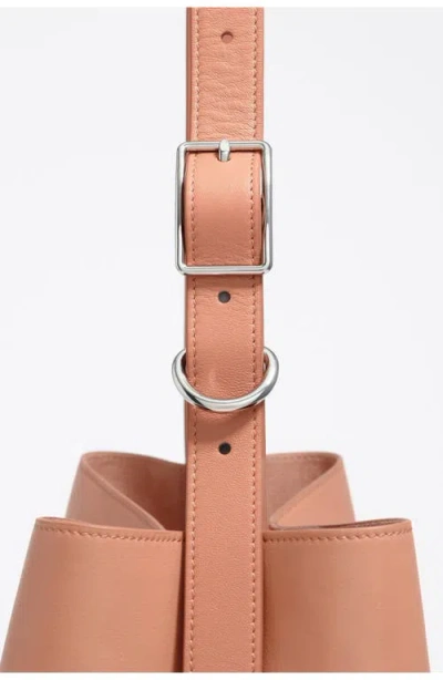 Bimba Y Lola Large Leather Carlino Bag In Pink