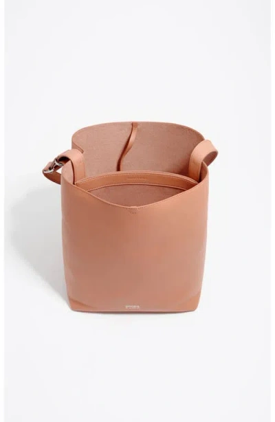 Bimba Y Lola Large Leather Carlino Bag In Pink